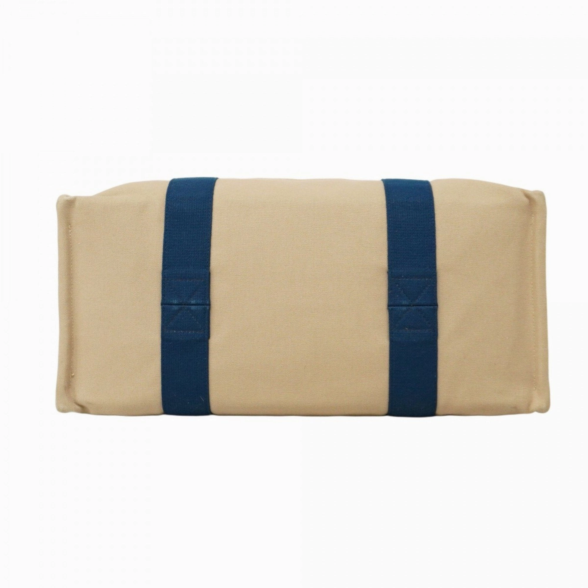 Hermes blue Canvas Tote Bag (Pre-Owned)
