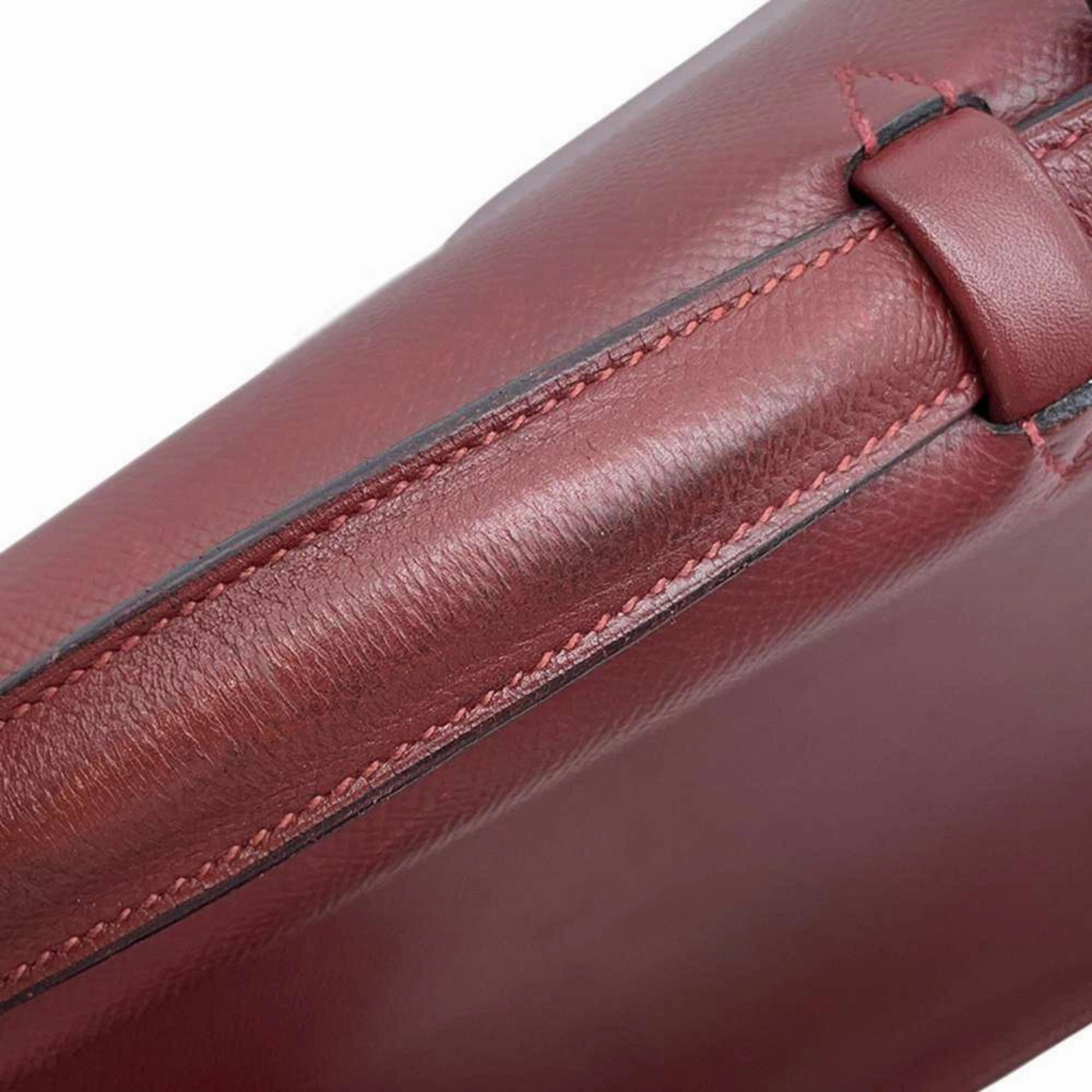 Hermes Courchevel Leather Handbag (Pre-Owned)