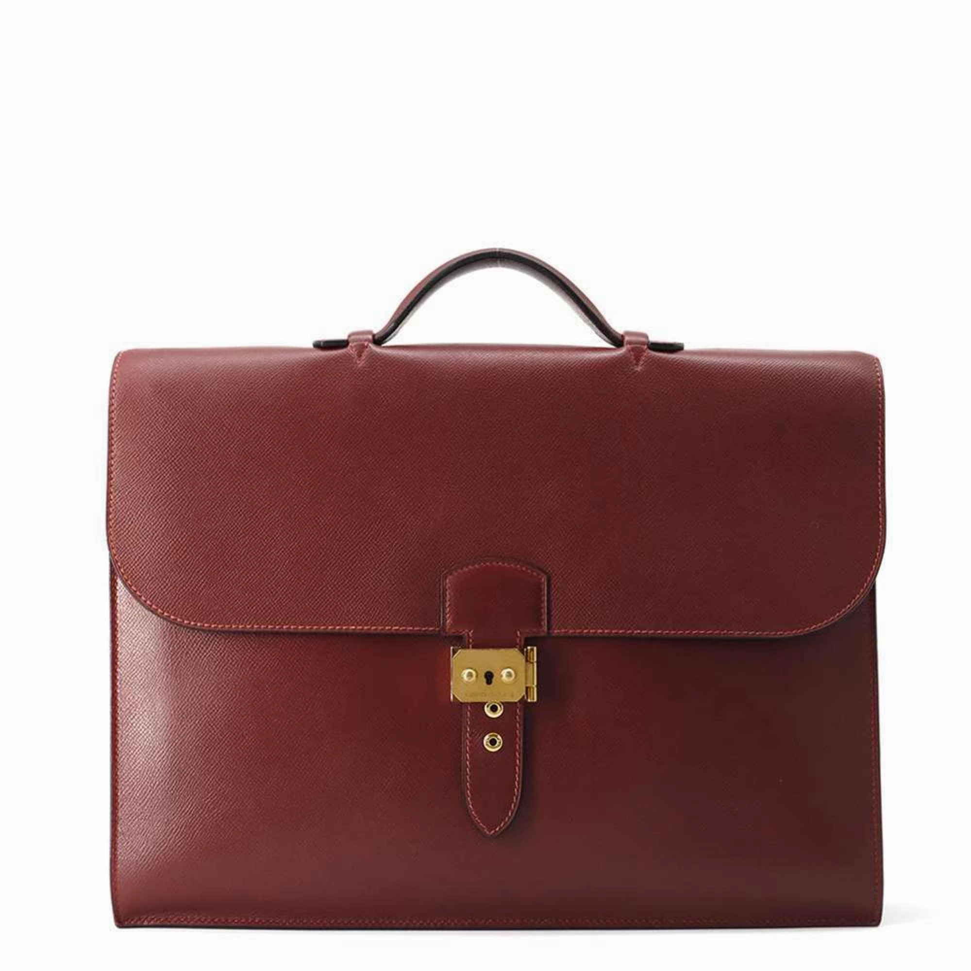 Hermes Courchevel Leather Handbag (Pre-Owned)