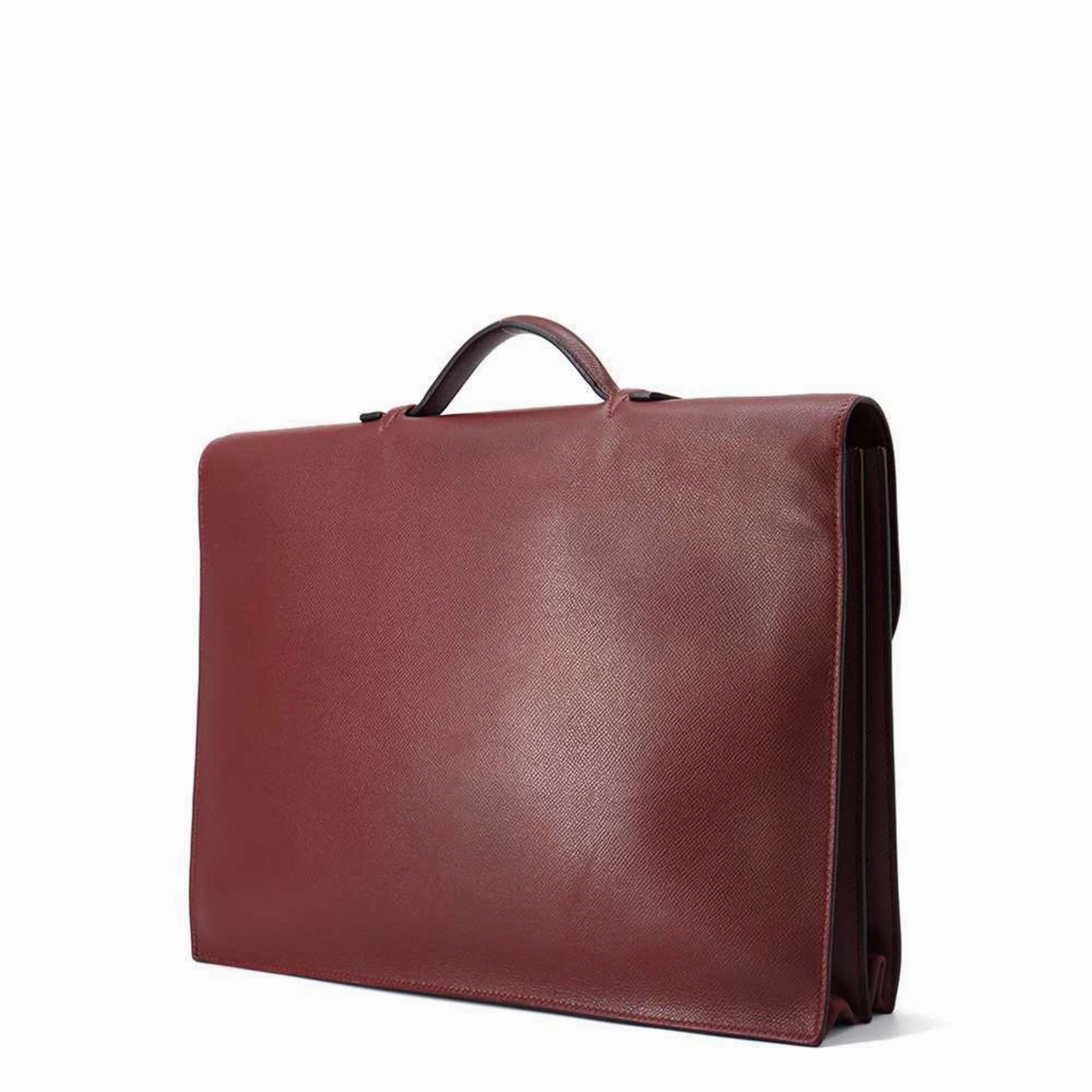 Hermes Courchevel Leather Handbag (Pre-Owned)