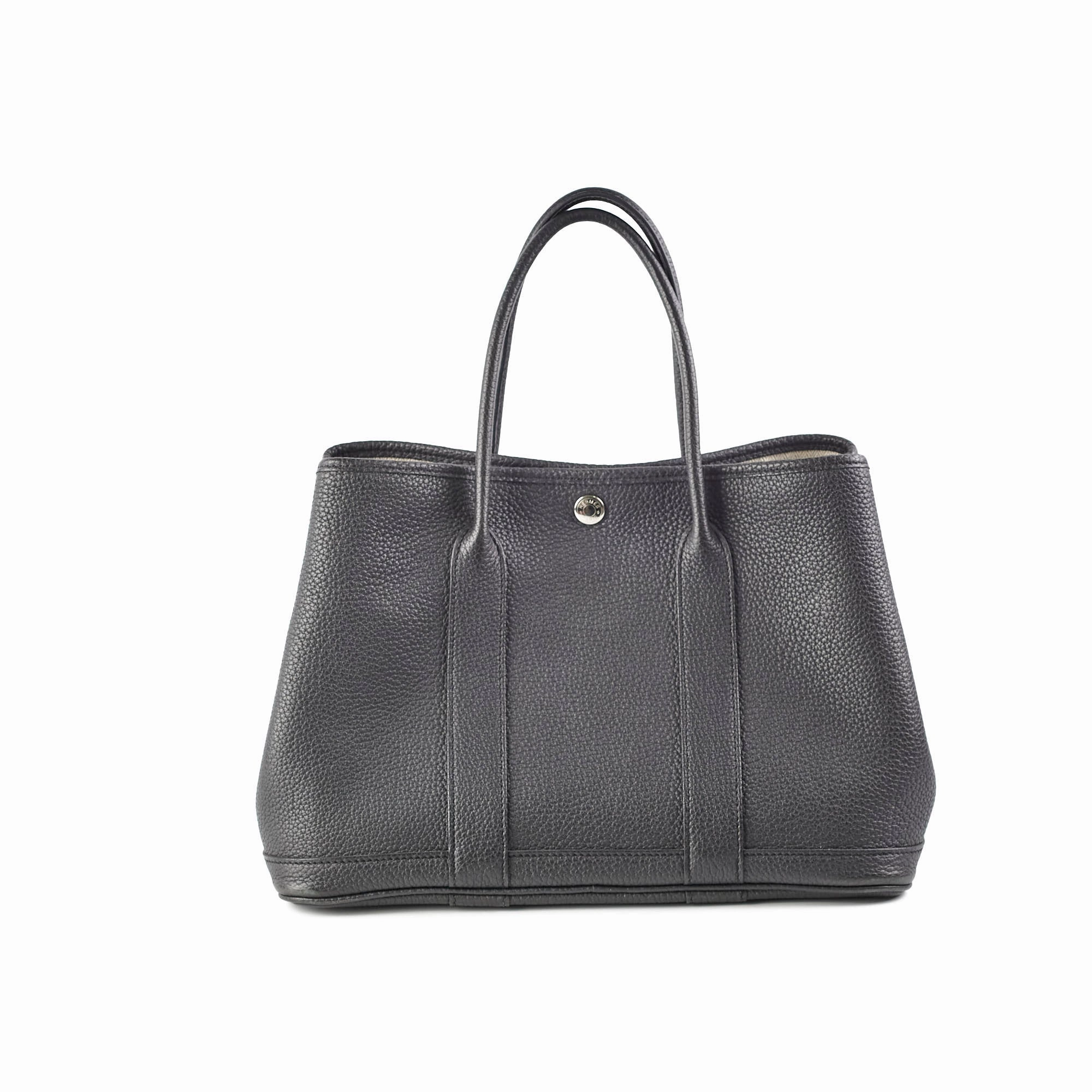 Hermes Garden Party 30 Noir - Q Square Stamp