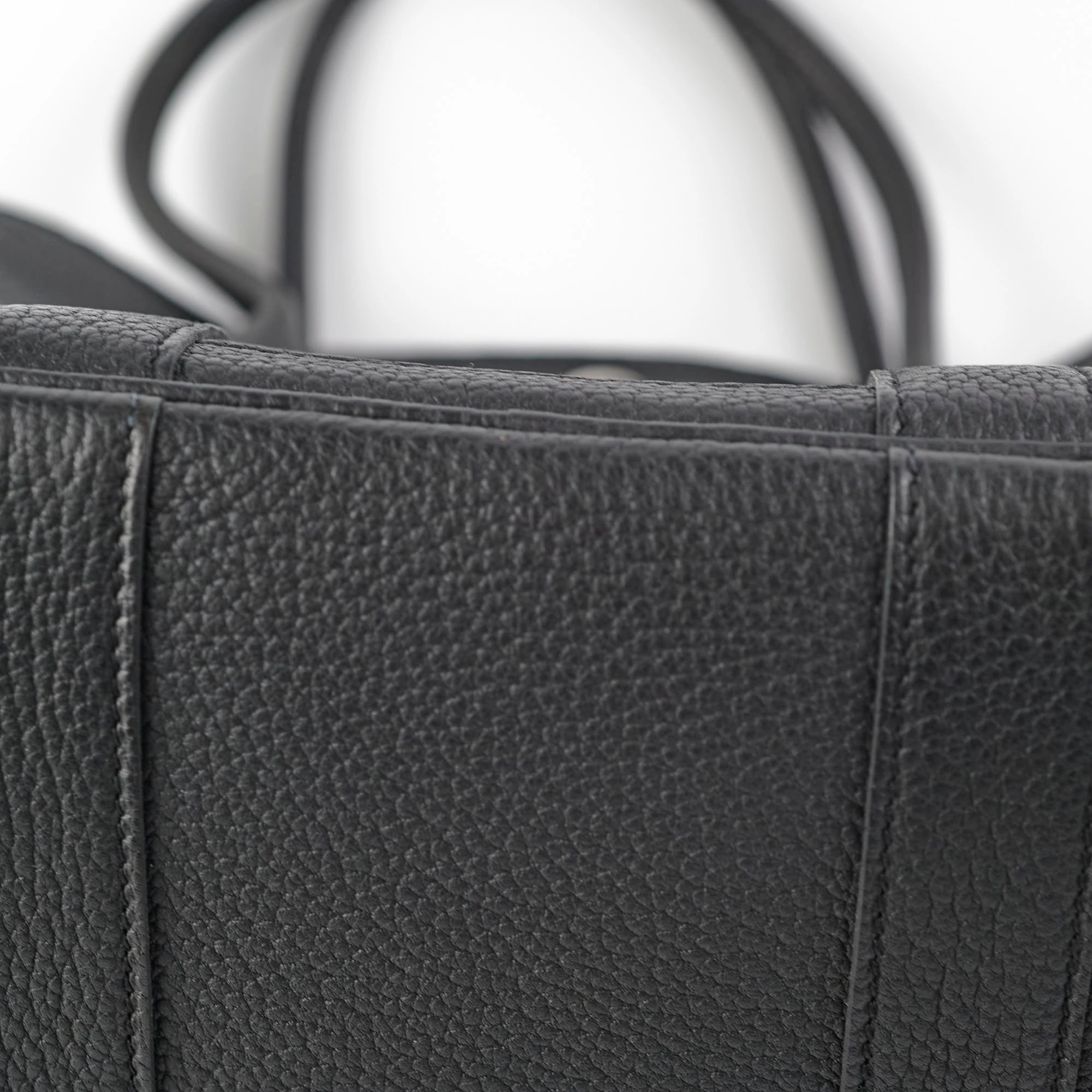 Hermes Garden Party 30 Noir - Q Square Stamp