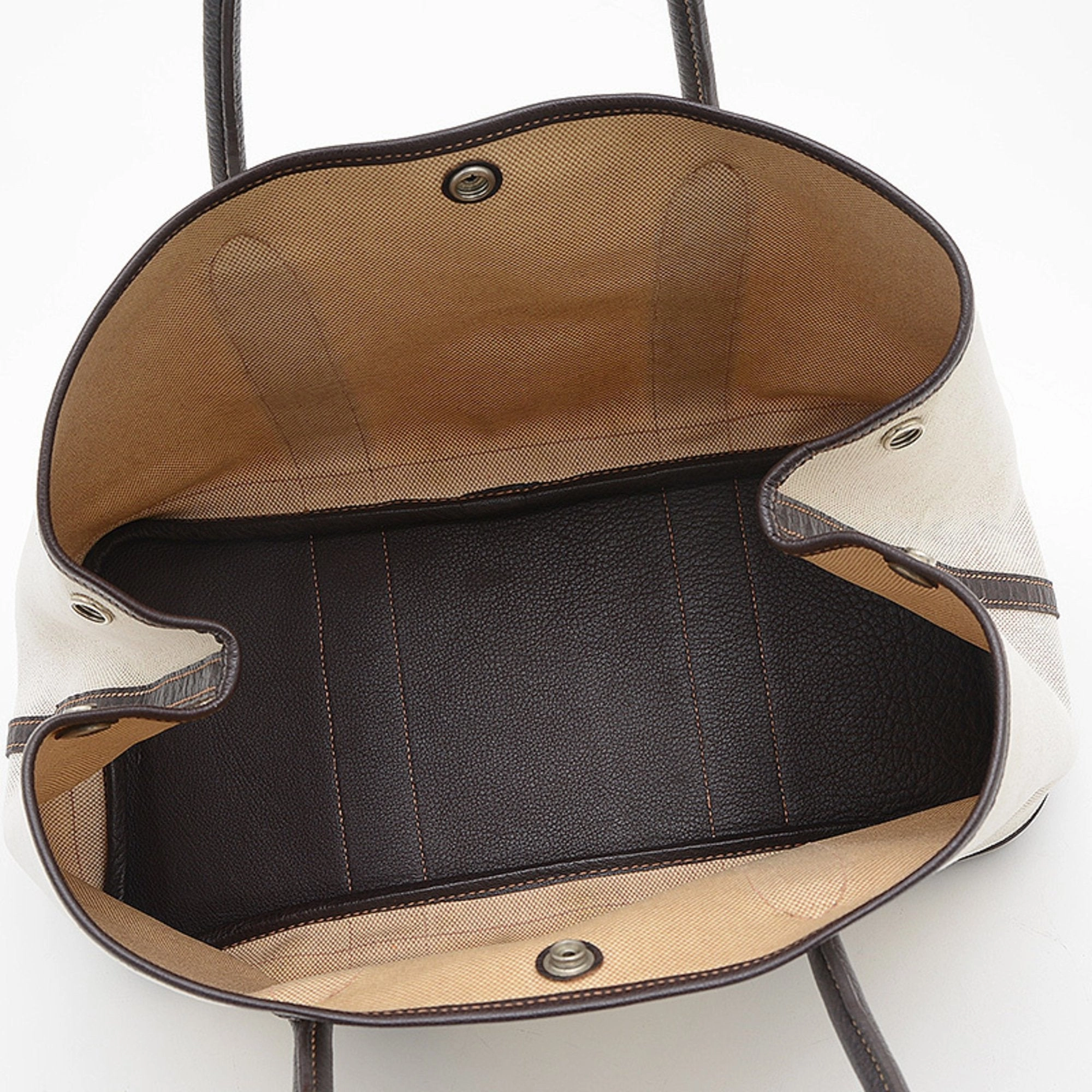 Hermes Marron Leather Tote Bag (Pre-Owned)