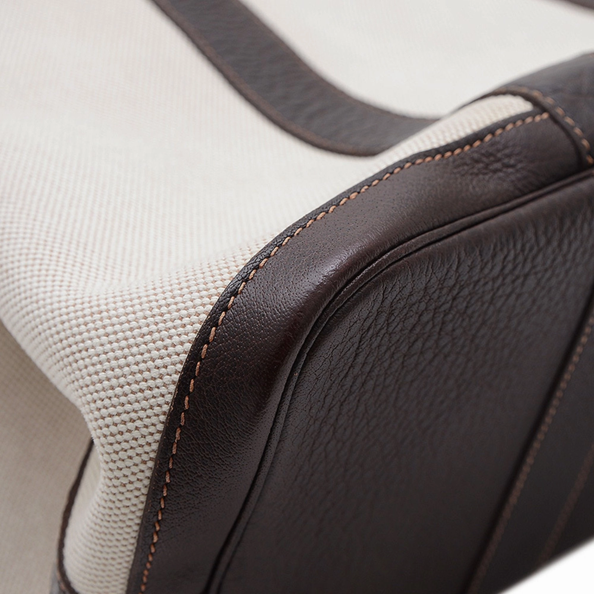 Hermes Marron Leather Tote Bag (Pre-Owned)