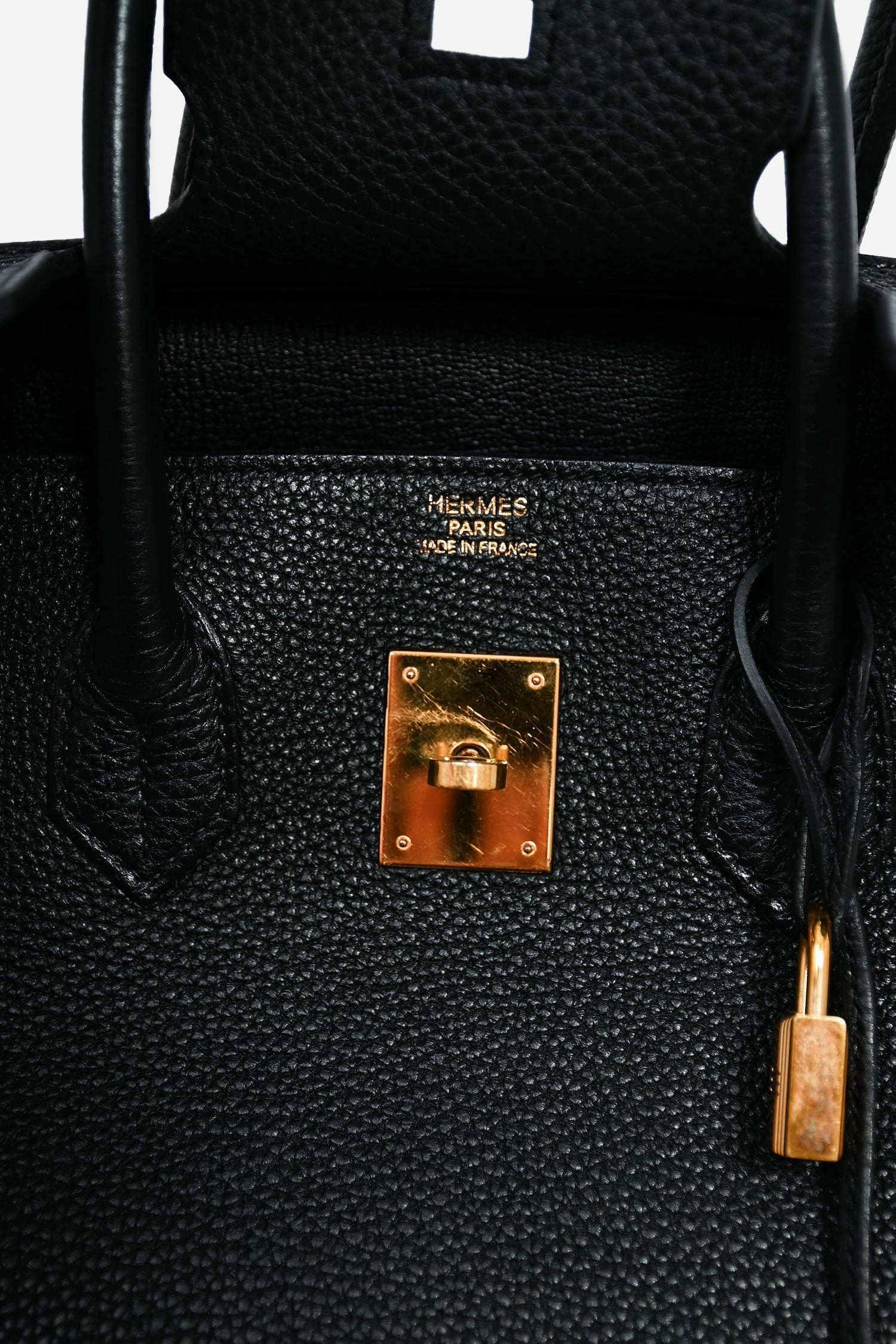 Herms 2012 Black Togo Leather Birkin 35