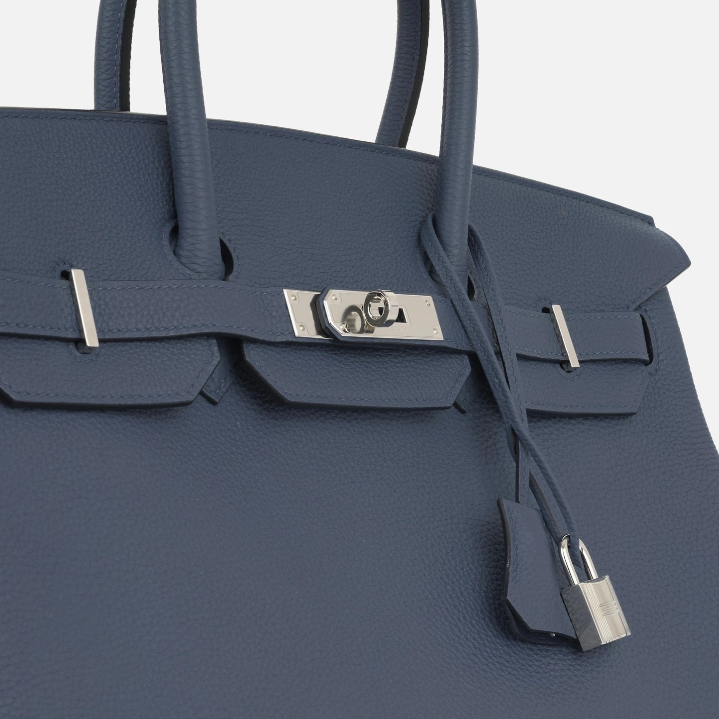 Herms - Birkin 35 - Bleu Brighton Togo PHW - Pre-Loved - 2018