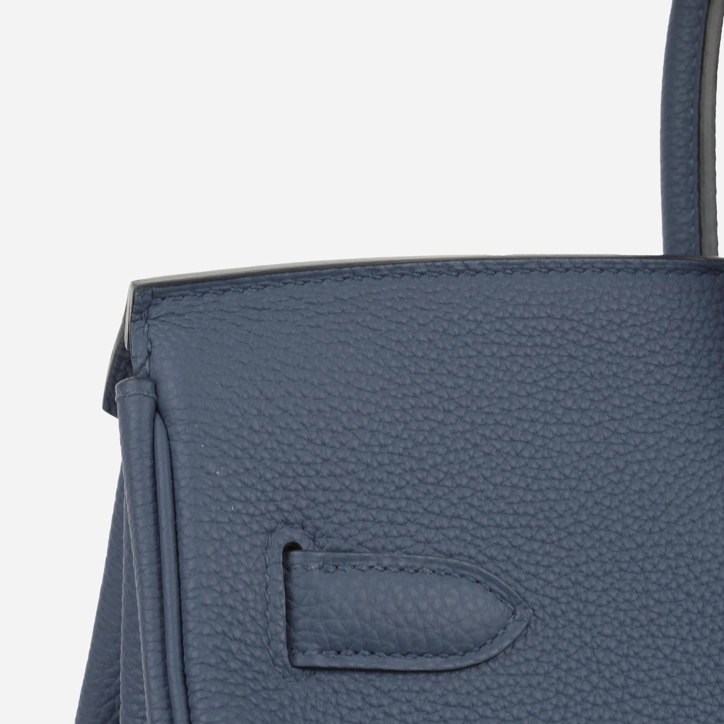 Herms - Birkin 35 - Bleu Brighton Togo PHW - Pre-Loved - 2018