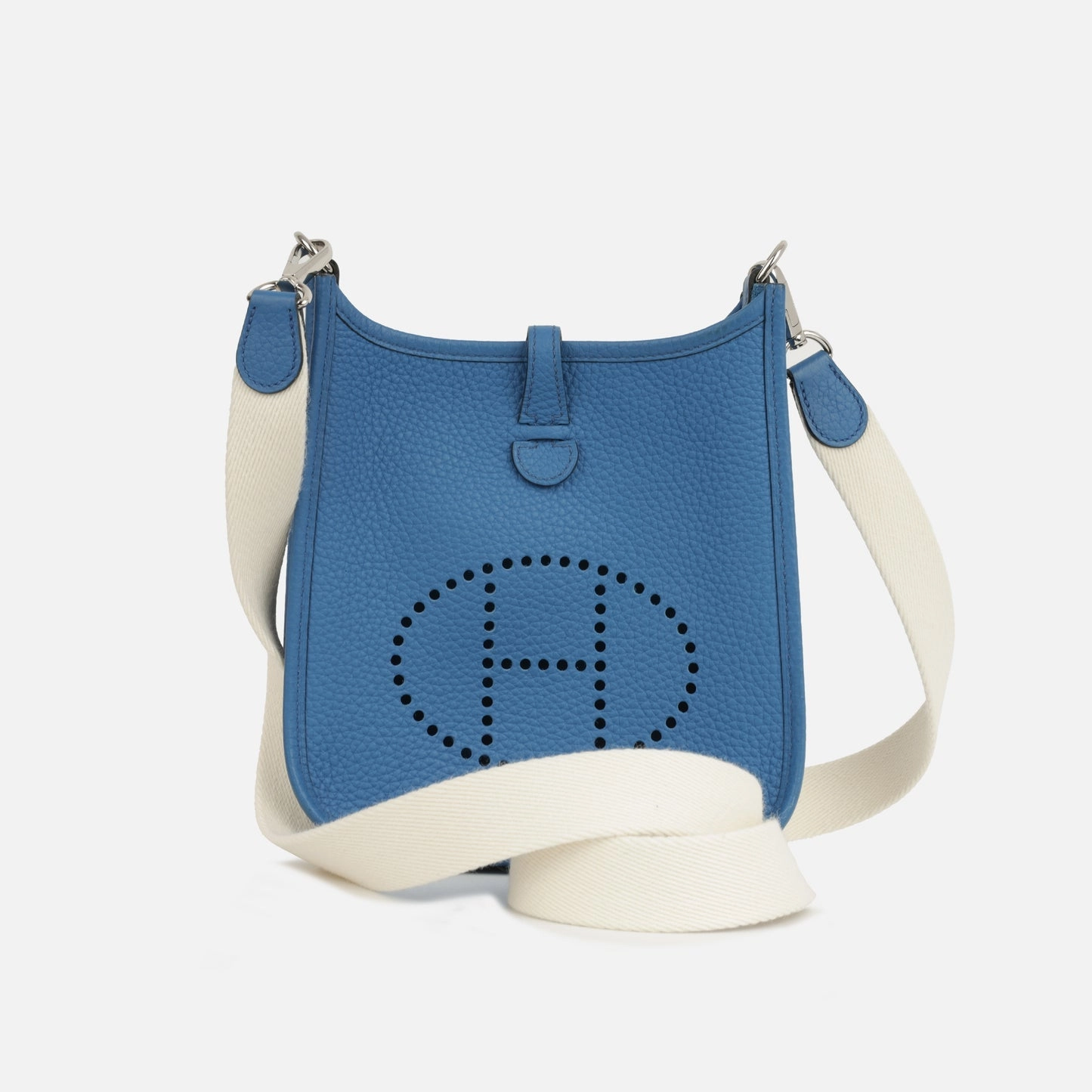 Herms - Evelyne TPM - Blue Mykonos PHW - Pre-Loved - 2019
