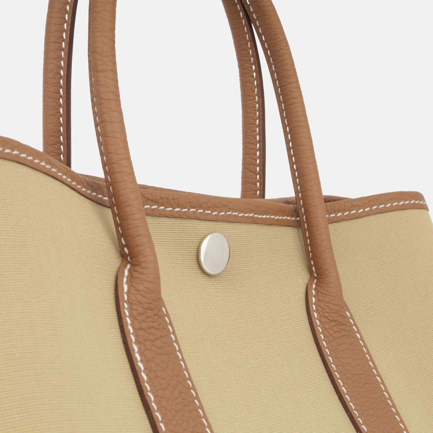 Herms Garden Party 30 Trench Canvas/Gold Negonda PHW (NWT)