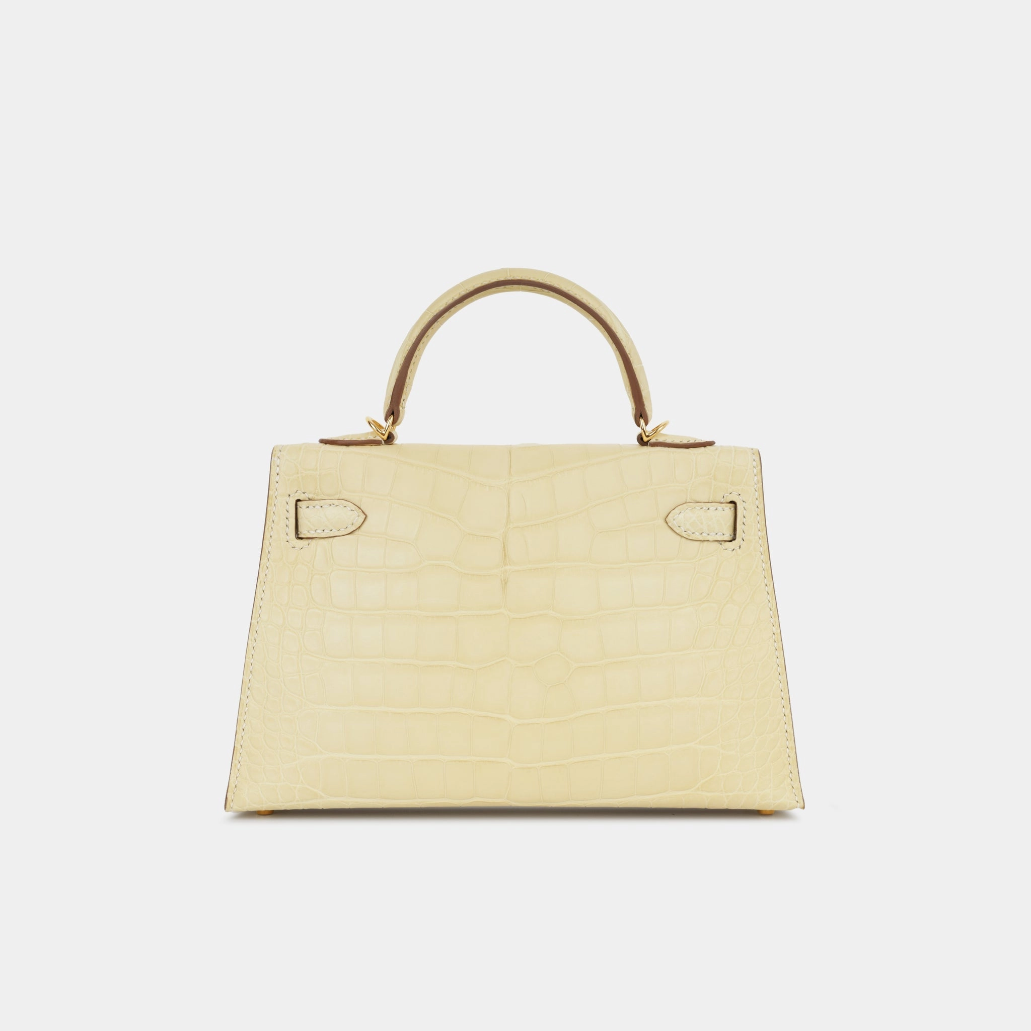 Herms Mini Kelly - Vanille Mate (NWT)