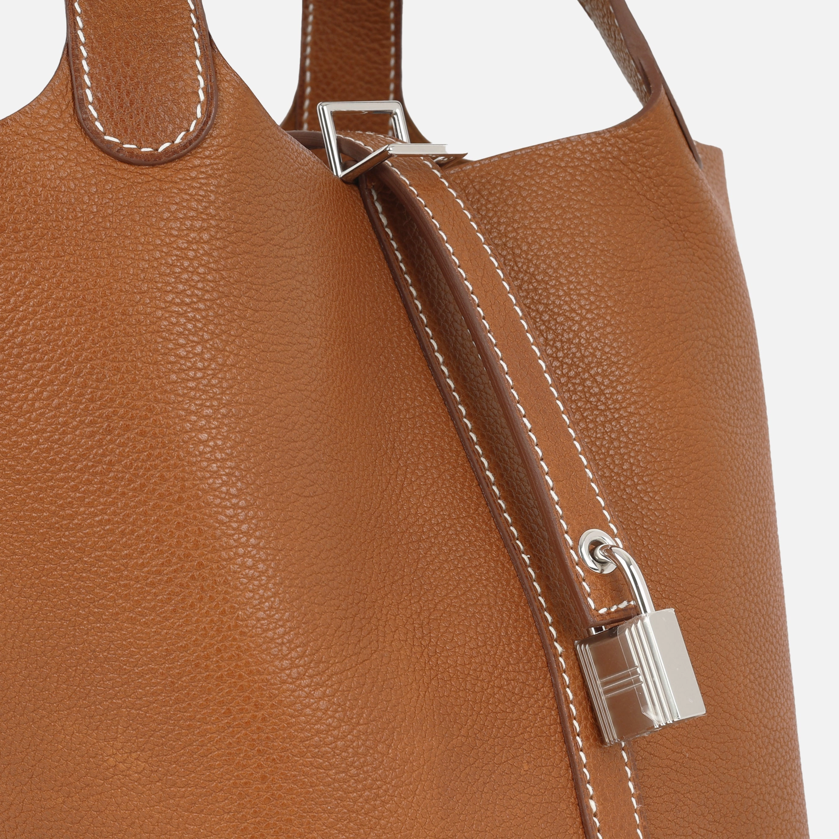 Herms Picotin 18 - Fauve Barenia