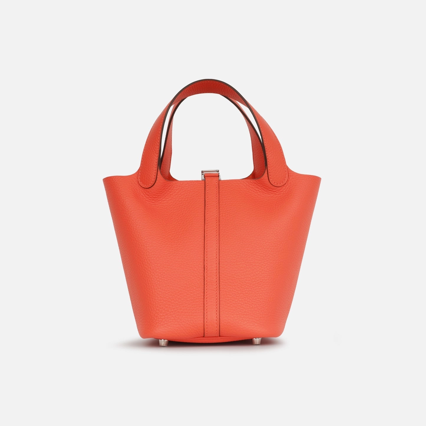 Herms Picotin 18 Orange Field Clemence PHW (NWT)