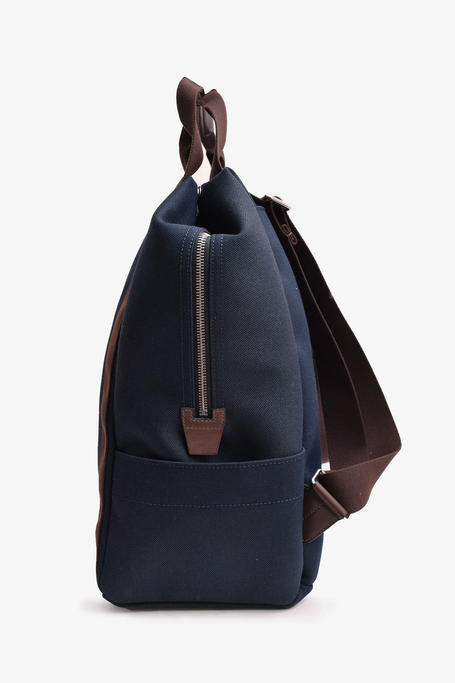 Herms Selleir 2023 Navy Canvas Groom School Backpack