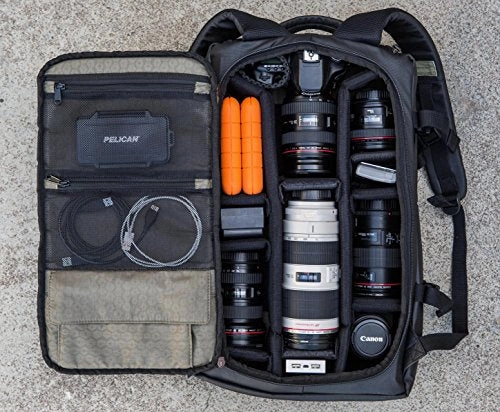 Hex Calibre Dslr Backpack For 17" Macbook Pro, Black