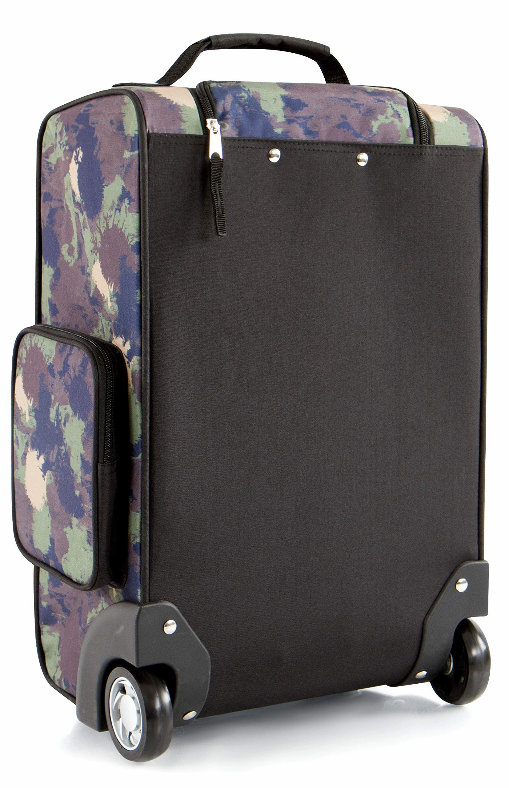 Heys America kids Softside 18" Upright Carry-On Wheeled Luggage (Camo)