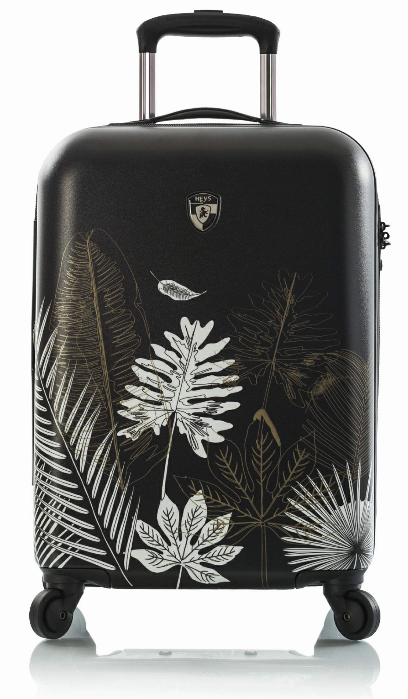 Heys America Oasis Fashion 21" Carry-on Spinner Luggage With TSA Lock (Black/Gold)