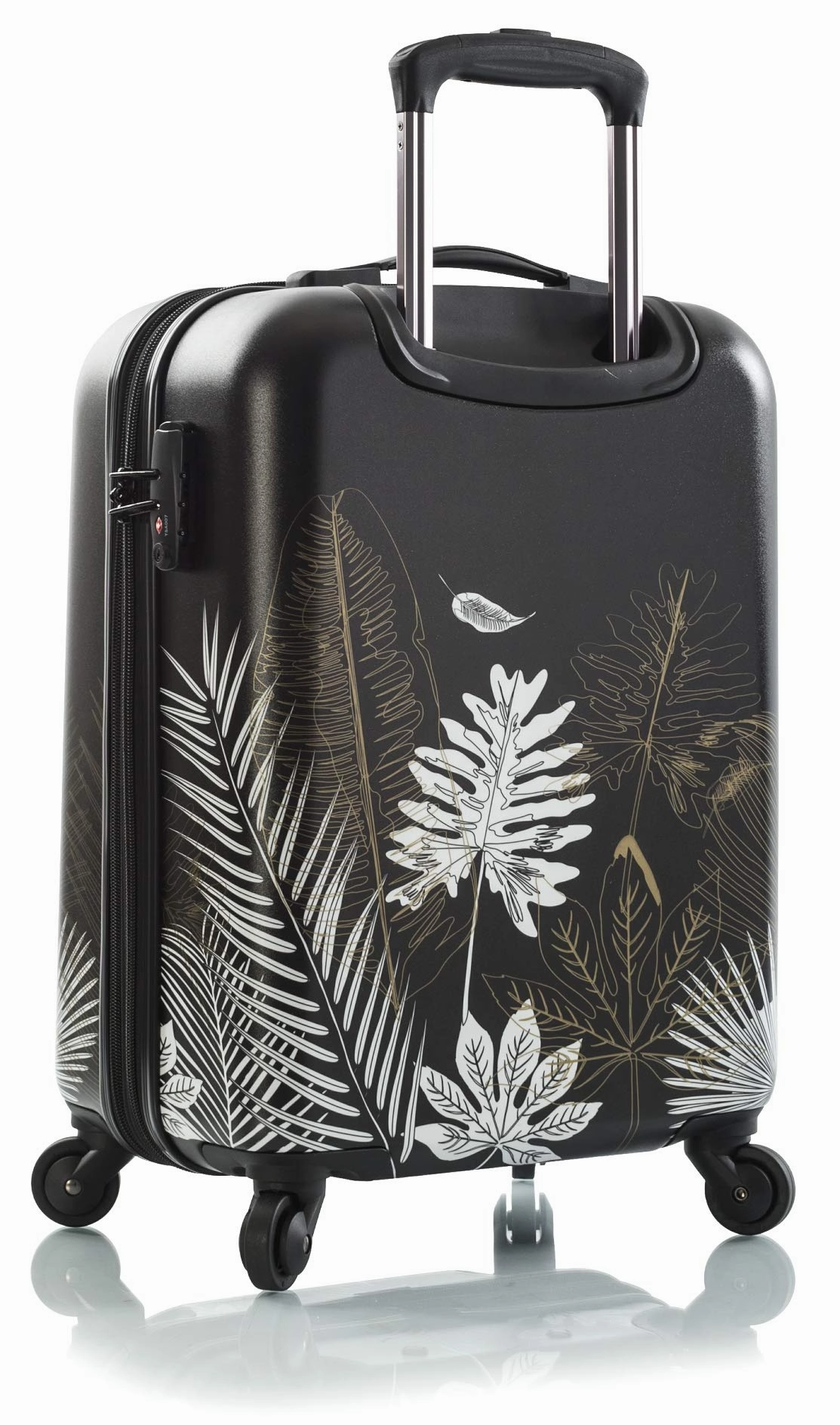 Heys America Oasis Fashion 21" Carry-on Spinner Luggage With TSA Lock (Black/Gold)