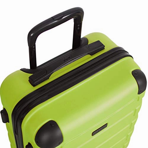 Hipack Prime Suitcases Hardside Luggage with Spinner Wheels, Green, 3-Piece Set (20/24/28)