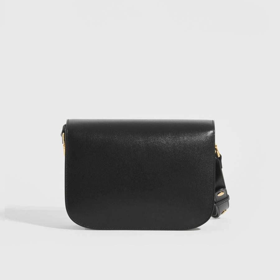 Horsebit 1955 Leather Shoulder Bag in Black