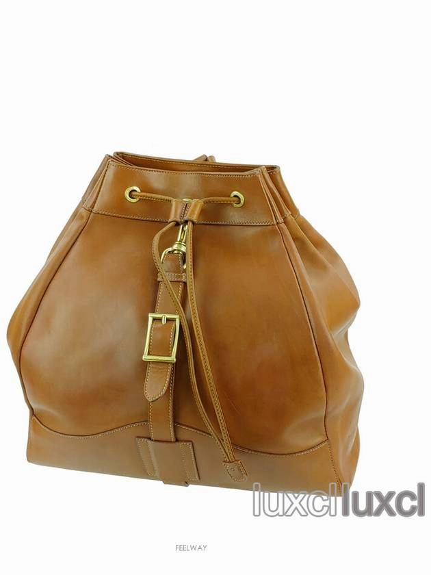 Horsebit Vintage Leather Backpack