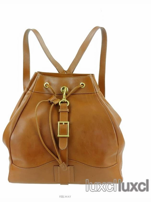 Horsebit Vintage Leather Backpack