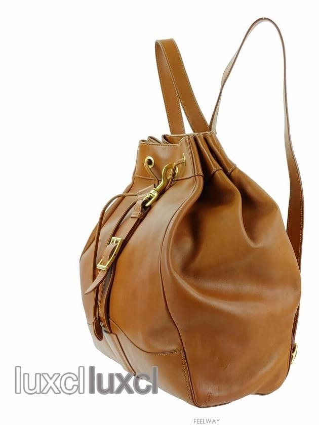Horsebit Vintage Leather Backpack