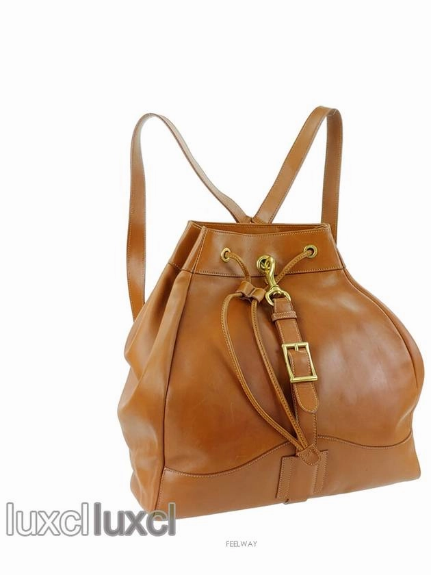Horsebit Vintage Leather Backpack