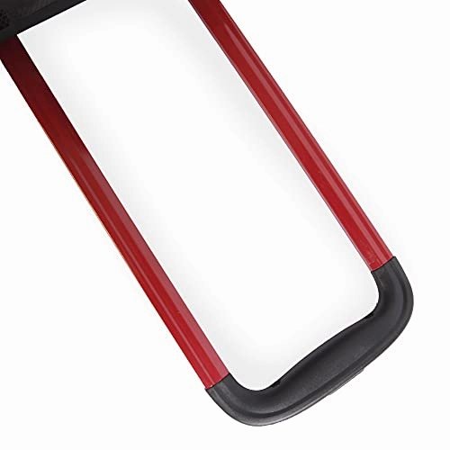 Hurley Swiper Hardside Spinner Carry On Luggage 21", Black/Red