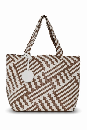 Ilse Jacobsen Reversible Woven Tote Bag