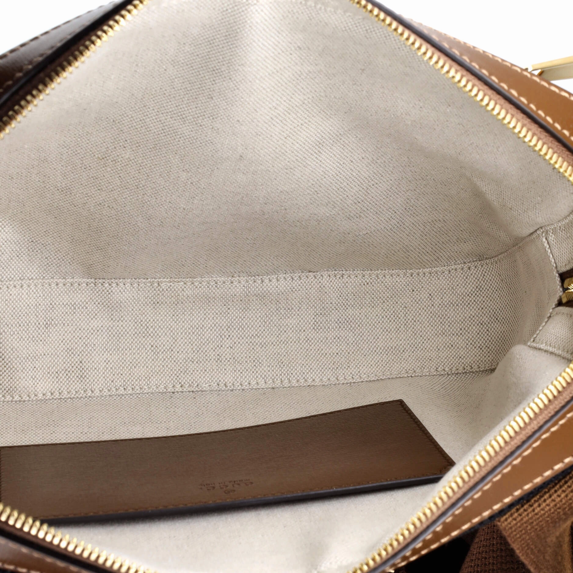 Interlocking G Patch Buckle Backpack GG Coated Canvas