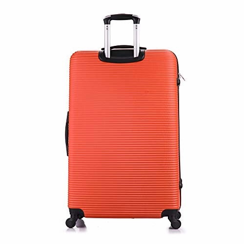 Inusa Royal Lightweight Hardside Spinner 4 Piece Set 20", 24'', 28", 32" Orange