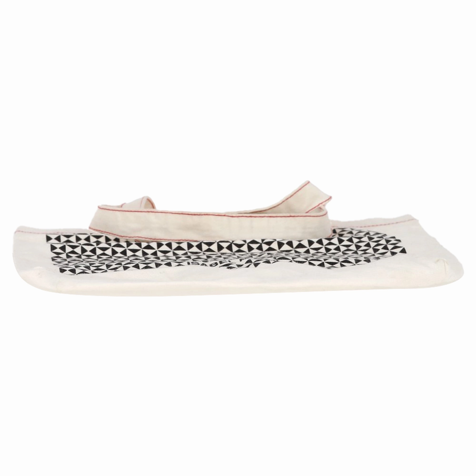 Isabel Marant Printed Canvas Tote in White Cotton
