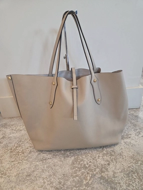 Isabella Tote Bag In Pebble