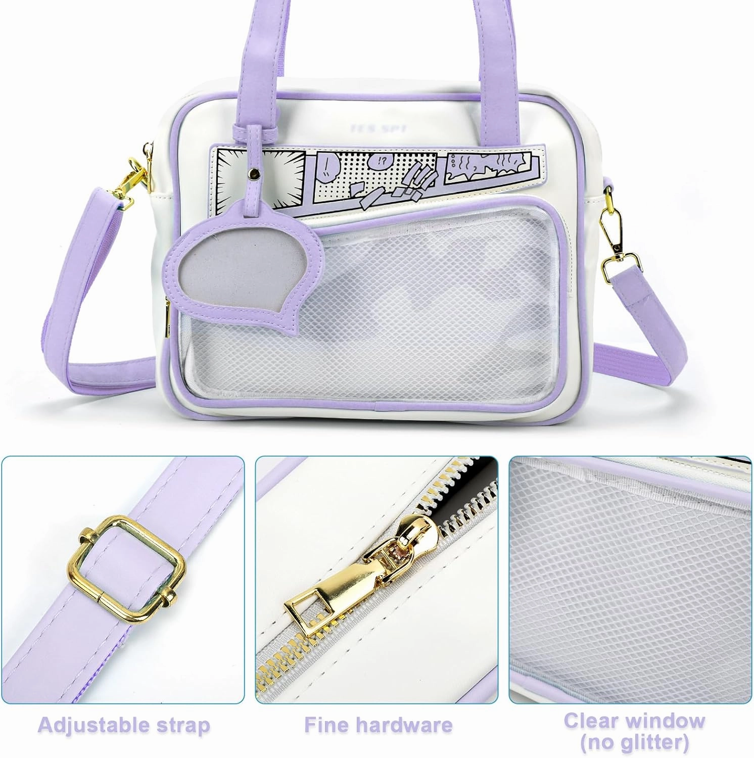 Ita Bag Crossbody Cute Small Pin Purse Kawaii Anime Messenger Bag for Women
