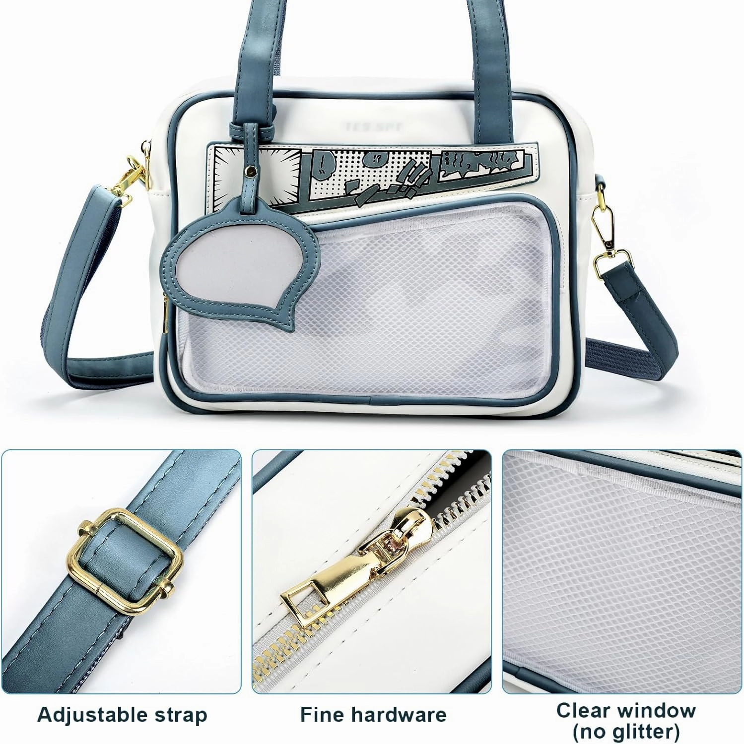 Ita Bag Crossbody Cute Small Pin Purse Kawaii Anime Messenger Bag for Women