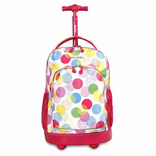 J World New York Sunny Rolling Backpack, Speckle, One Size