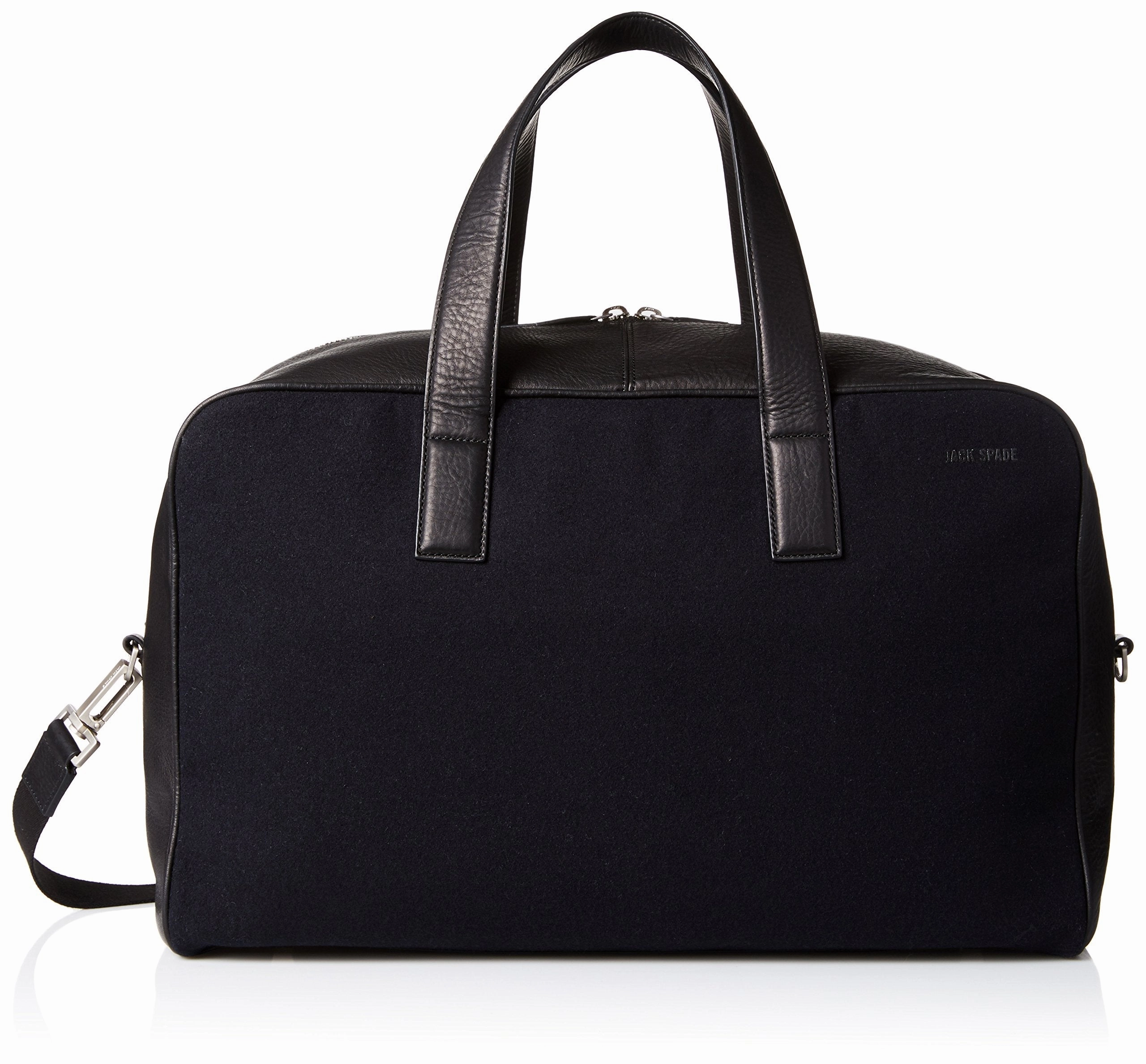 Jack Spade Men's Kahn Wool Leather Overnight Bag