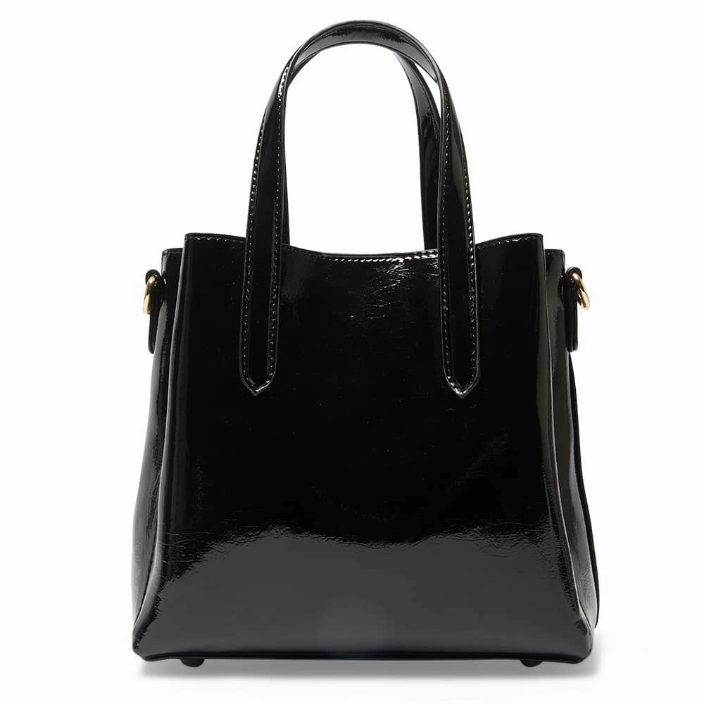 Jada Handbag in Black Patent