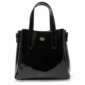 Jada Handbag in Black Patent