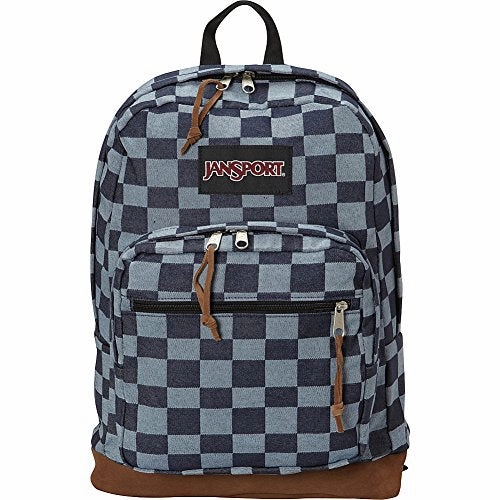 JanSport Right Pack Expressions - Lightweight 15" Laptop Backpack | Gold Polka Dot