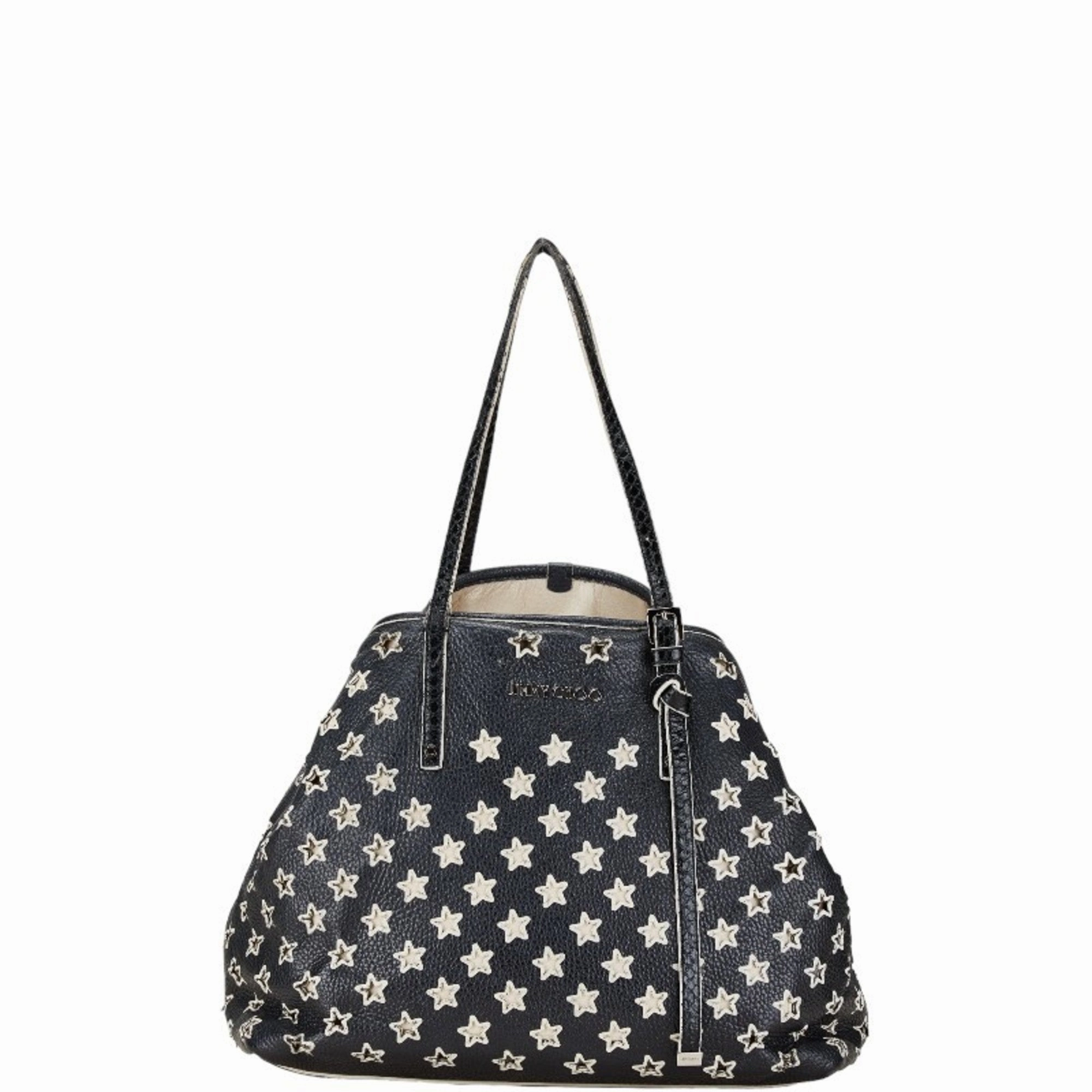 Jimmy Choo   Leather Handbag Tote Bag (Pre-Owned)
