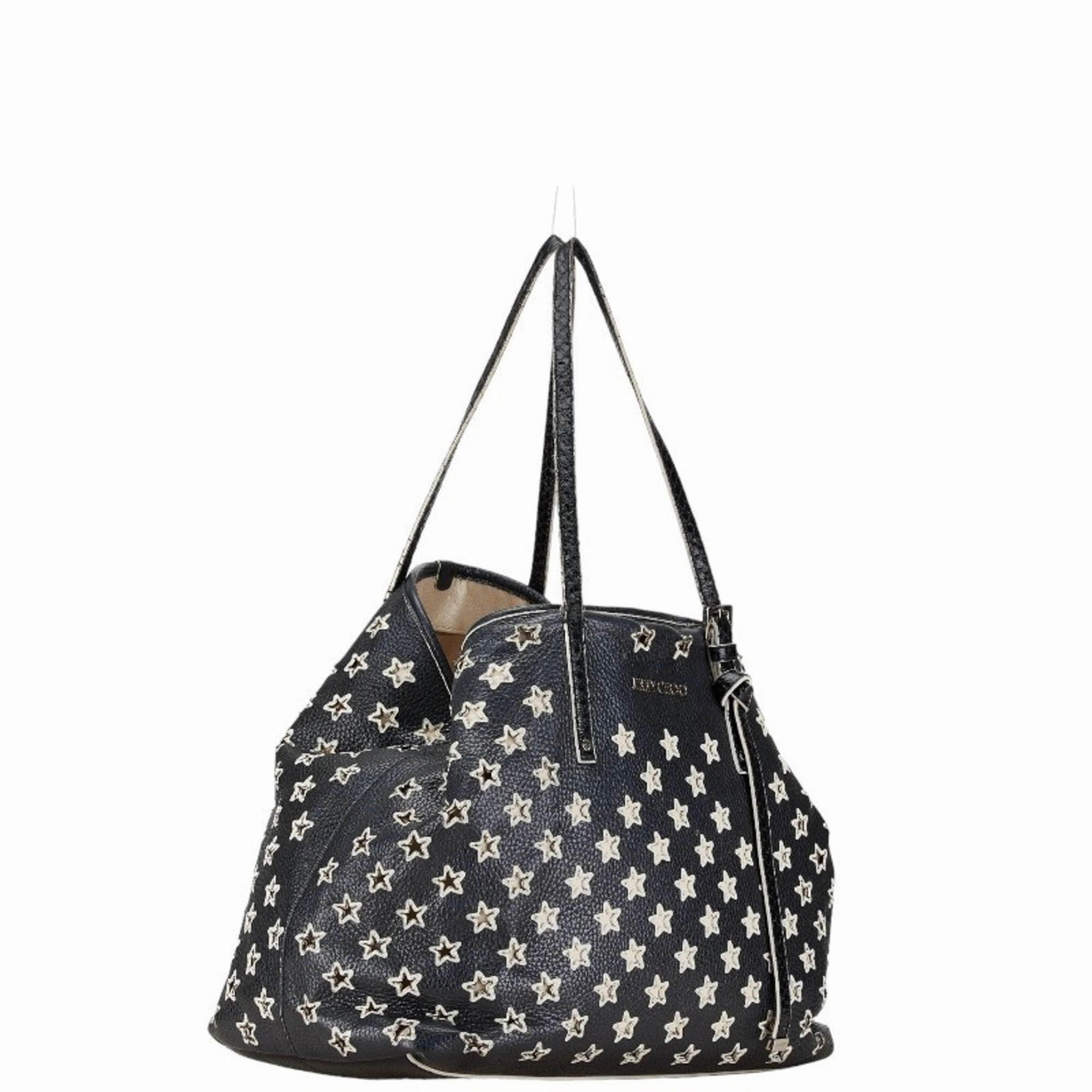 Jimmy Choo   Leather Handbag Tote Bag (Pre-Owned)