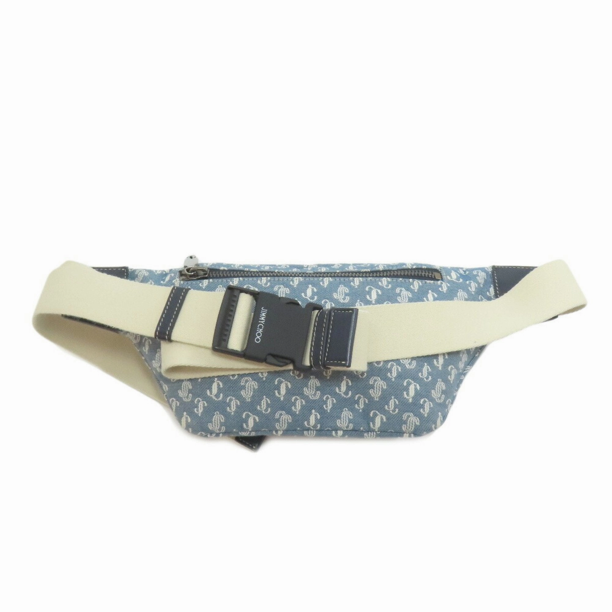 Jimmy Choo blue blue Canvas Sling Bag (Pre-Owned)