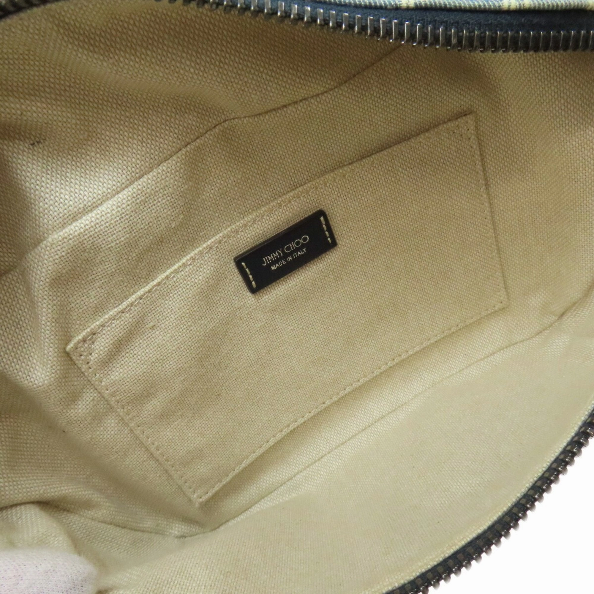 Jimmy Choo blue blue Canvas Sling Bag (Pre-Owned)