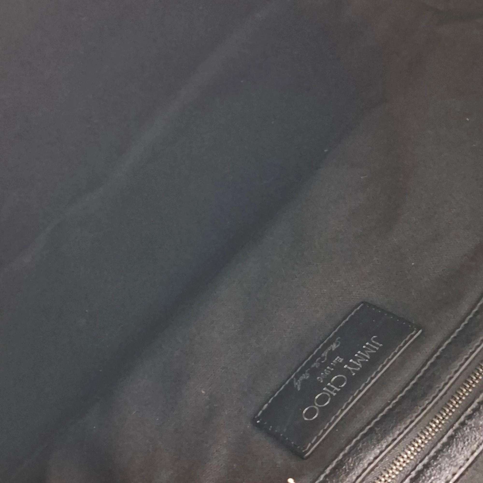 Jimmy Choo Pimlico Star Studded Tote Bag in Black Leather