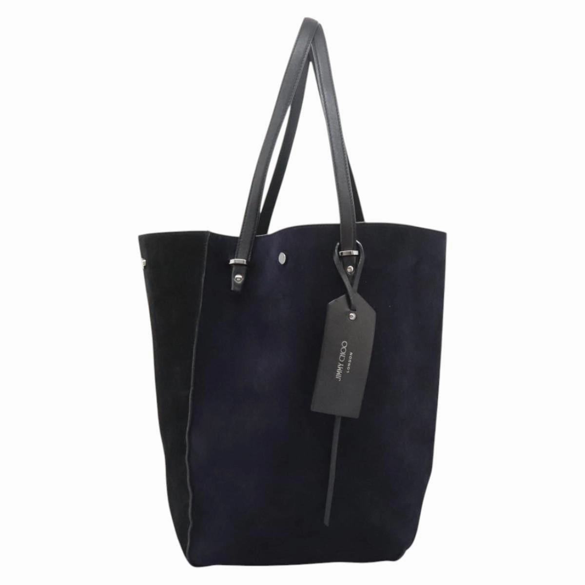 Jimmy Choo Twist Suede Tote Bag (Pre-Owned)