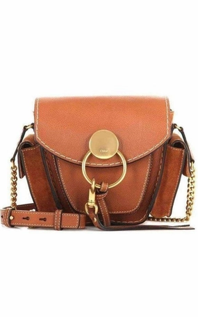 Jodie Mini Leather Bag Caramel