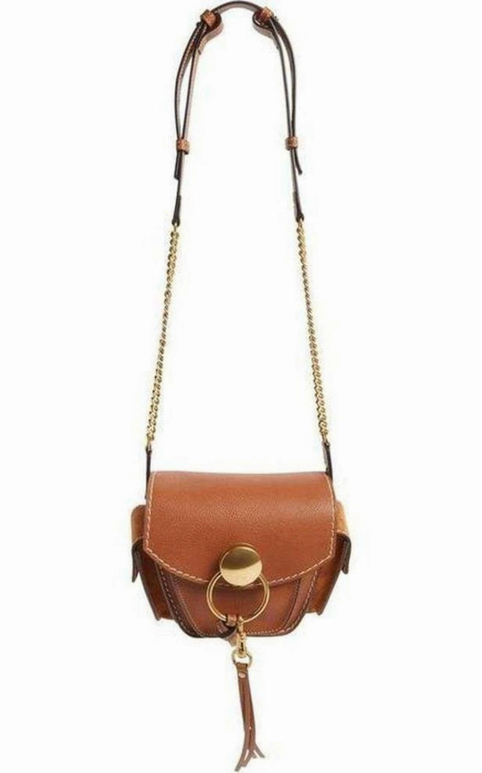 Jodie Mini Leather Bag Caramel