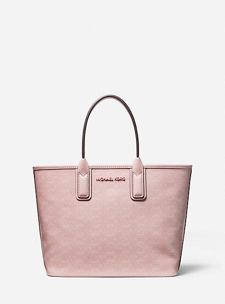 Jodie Small Logo Jacquard Tote Bag