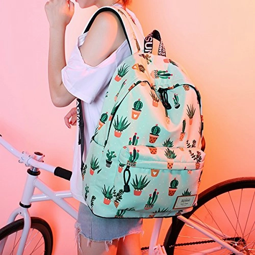 Joymoze Fashion Leisure Backpack For Girls Teenage School Backpack Women Print Backpack Purse